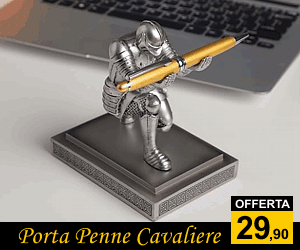 Cavaliere - Porta Penna Ornamentale - Porta Penne di Design Penne.it