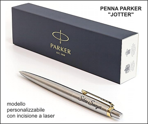Penna Parker Jotter - Penna personalizzabile con incisione a Laser -  Penne.it